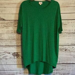 Vibrant Green LuLaRoe Irma Tunic Top